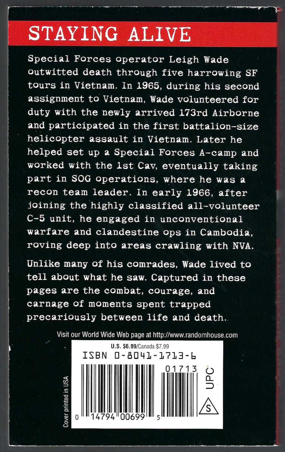 The Protected Will Never Know by Leigh Wade back cover