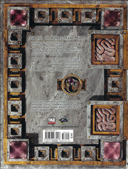 Expanded Psionics Handbook (Dungeons & Dragons d20 3.5)