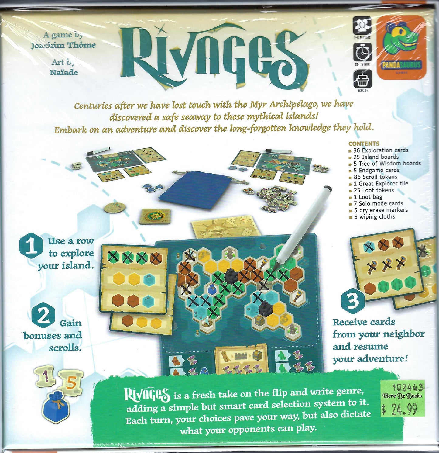 Rivages back of box