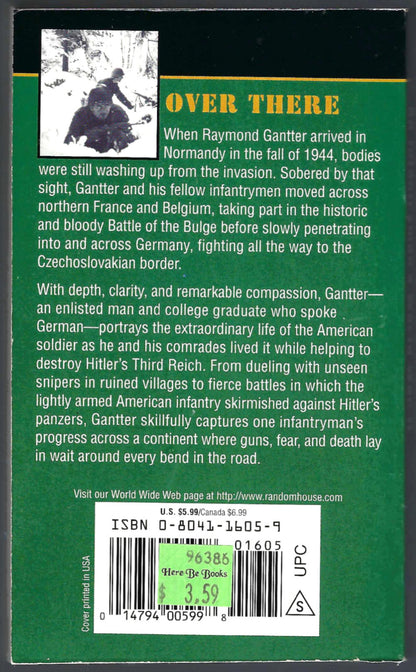 Roll Me Over An Infantryman's World War II by Raymond Gantter back cover