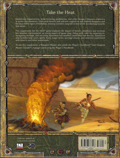 Sandstorm  back cover