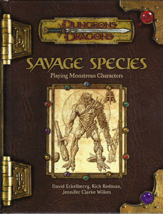 Savage Species: Playing Monstrous Characters front cover