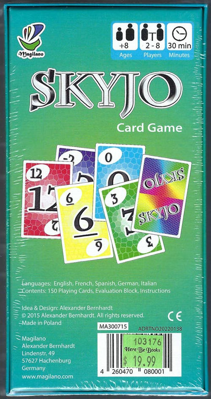 Skyjo back of box
