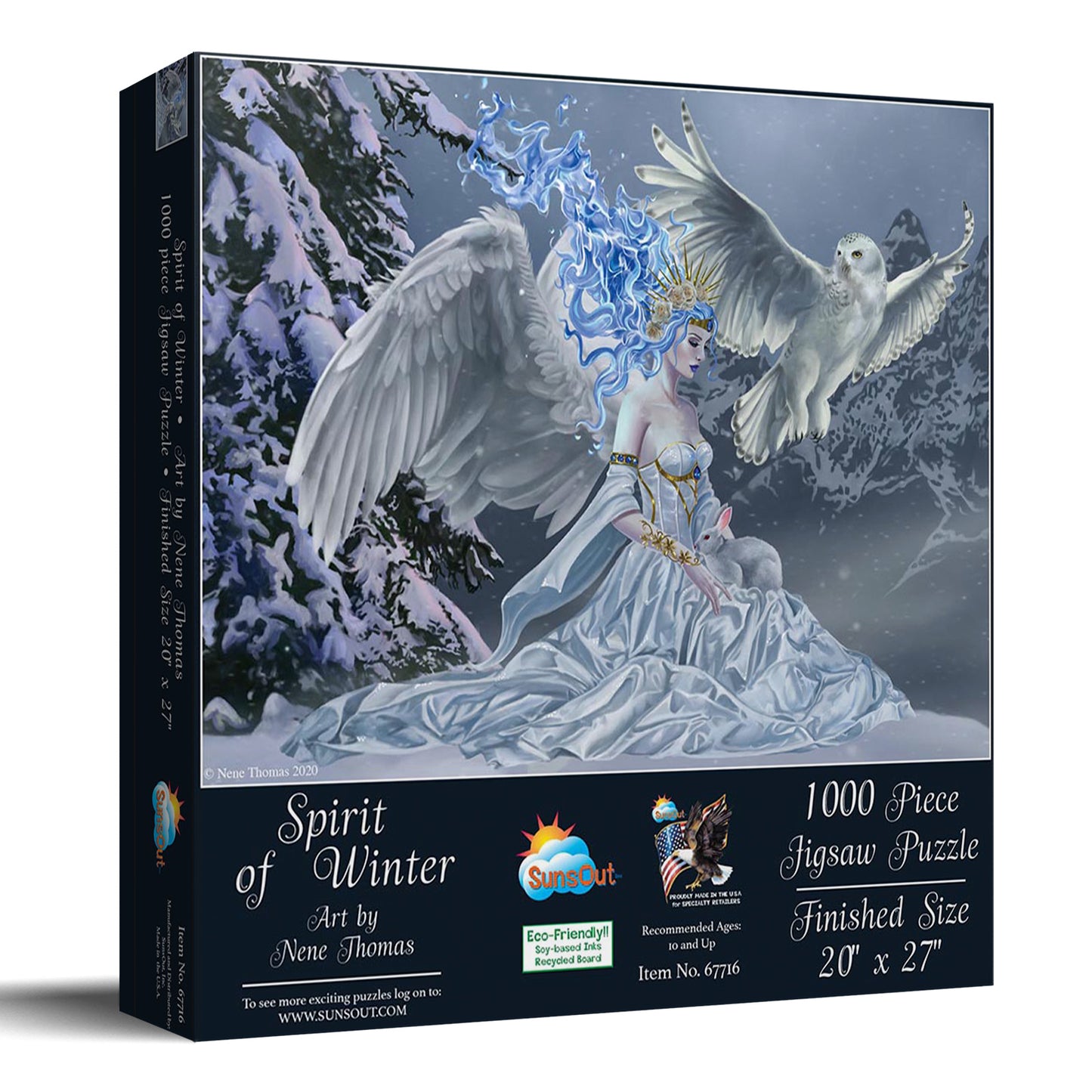 Spirit of Winter by Nene Thomas 1000 Piece Jigsaw Puzzle