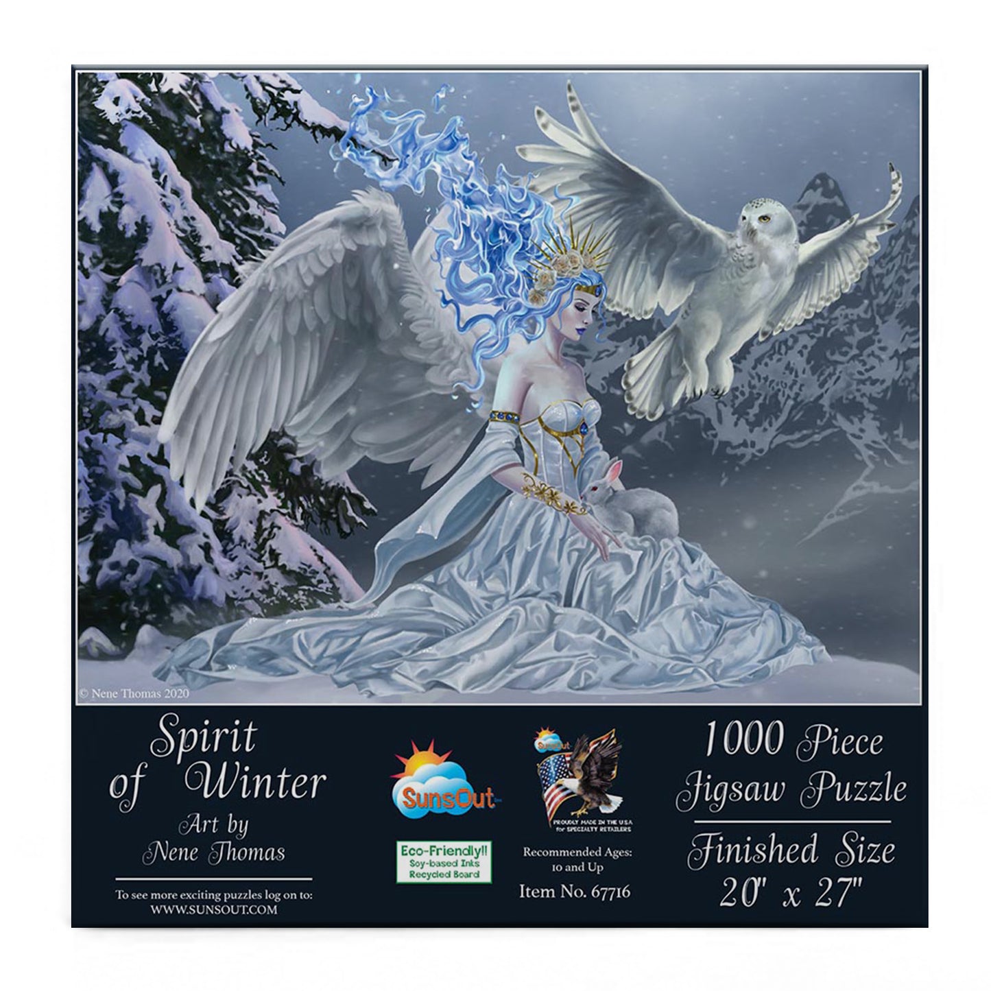 Spirit of Winter by Nene Thomas 1000 Piece Jigsaw Puzzle