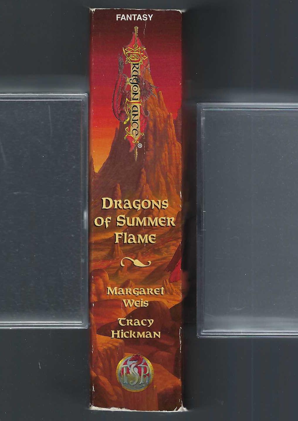 Dragons of Summer Flame by Margaret Weis & Tracy Hickman spine