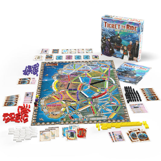 Ticket to Ride Northern Lights contents