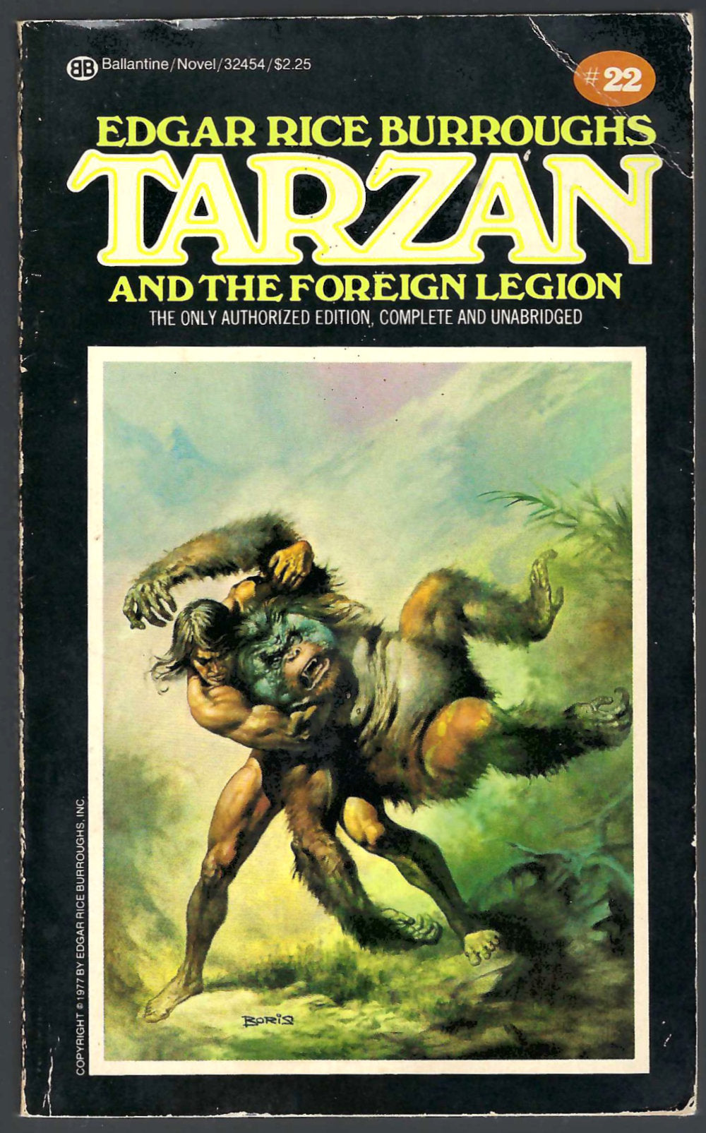 Tarzan and the Foreign Legion by Edgar Rice Burroughs front cover