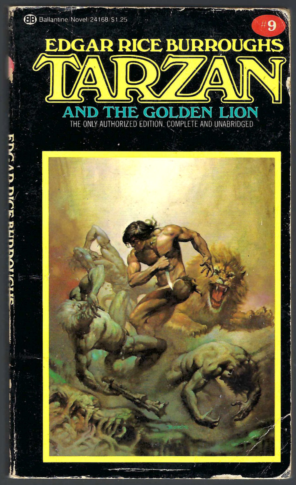Tarzan and the Golden Lion by Edgar Rice Burroughs front cover