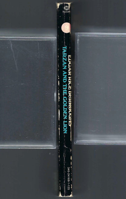 Tarzan and the Golden Lion by Edgar Rice Burroughs spine