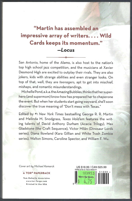 Texas Hold'em Edited by George R. R. Martin back cover