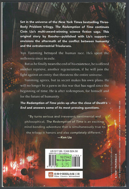Redemption of Time by Baoshu back cover