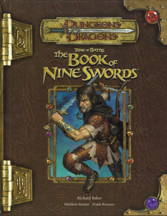 Tome of Battle: The Book of Nine Swords front cover