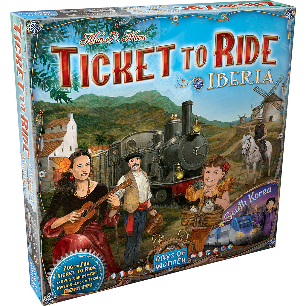 Ticket to Ride: Iberia & South Korea (Map Collection 8) box