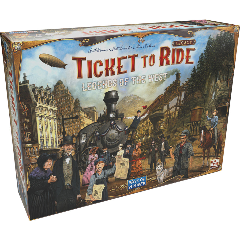 Ticket to Ride Legacy Legends of the West box