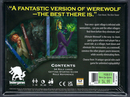 Ultimate Werewolf back of box