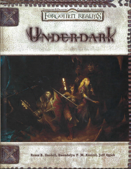 Underdark Dungeons & Dragons Forgotten Realms front cover