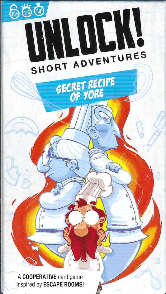 Secret Recipe of Yore Unlock! Short Adventures front of package