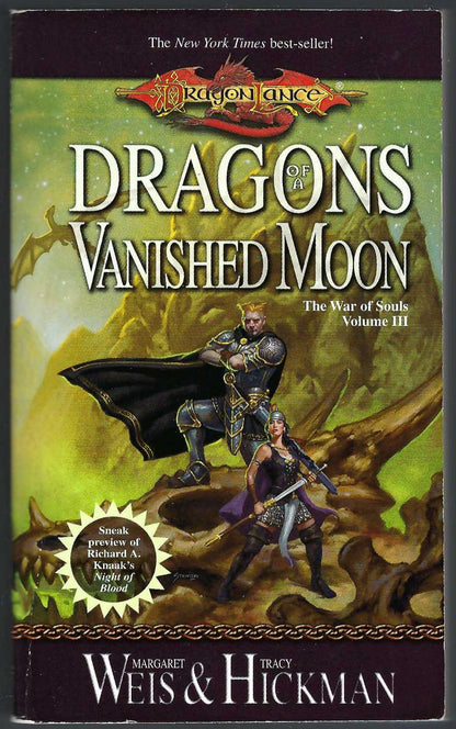 Dragons of a Vanished Moon front cover