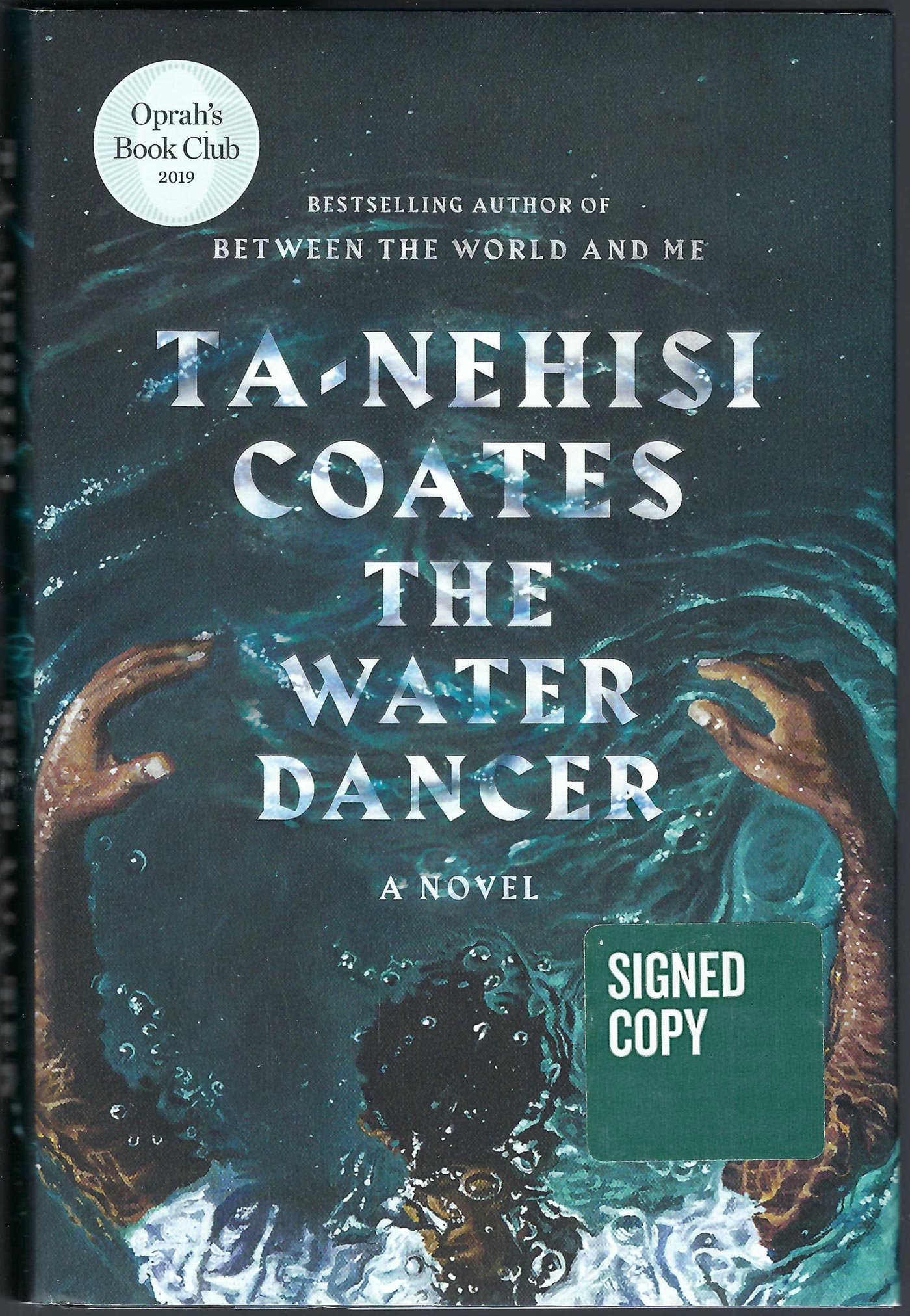 Front cover of The Water Dancer by Ta-Nehisi Coates.
