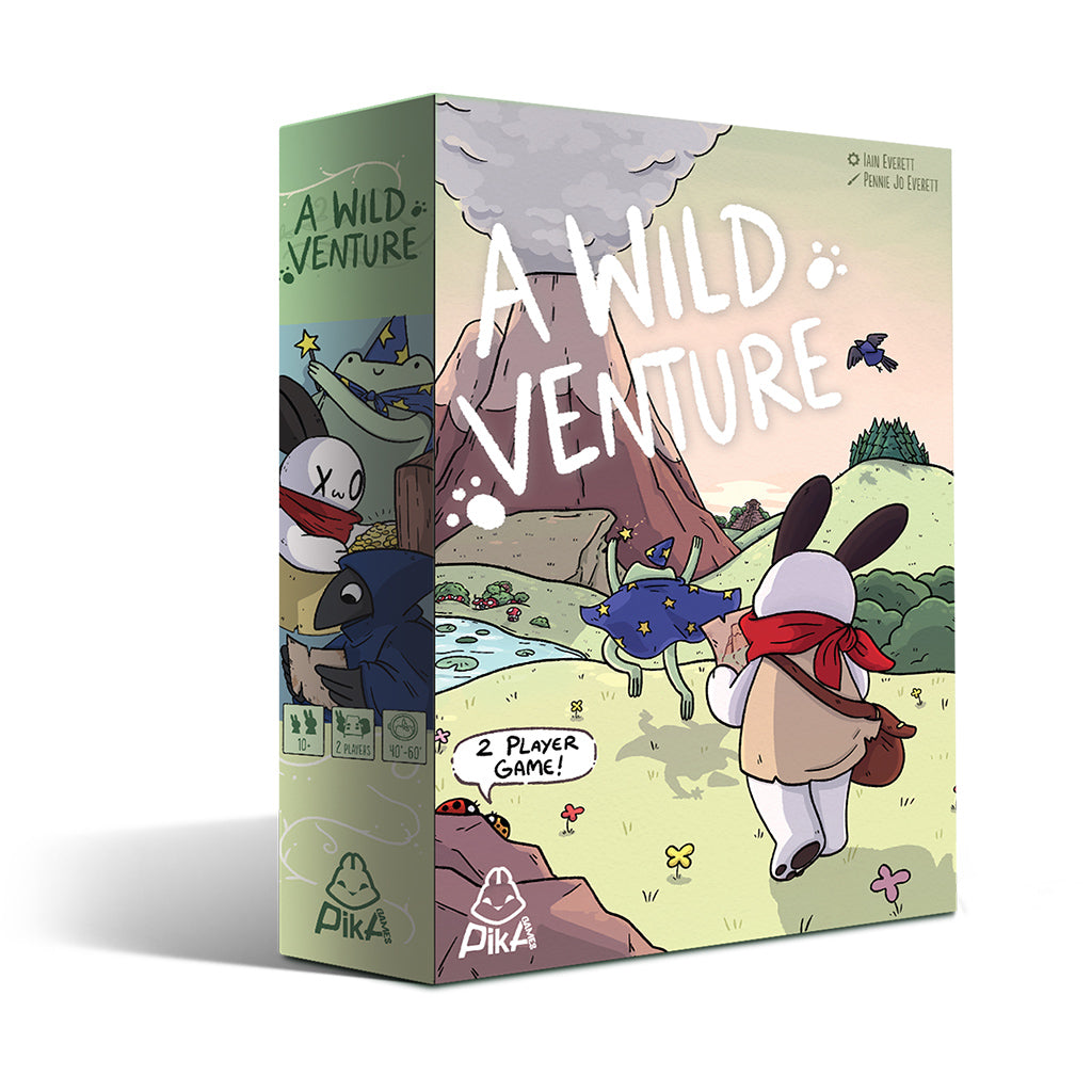 Game box titled A Wild Venture with cartoon characters