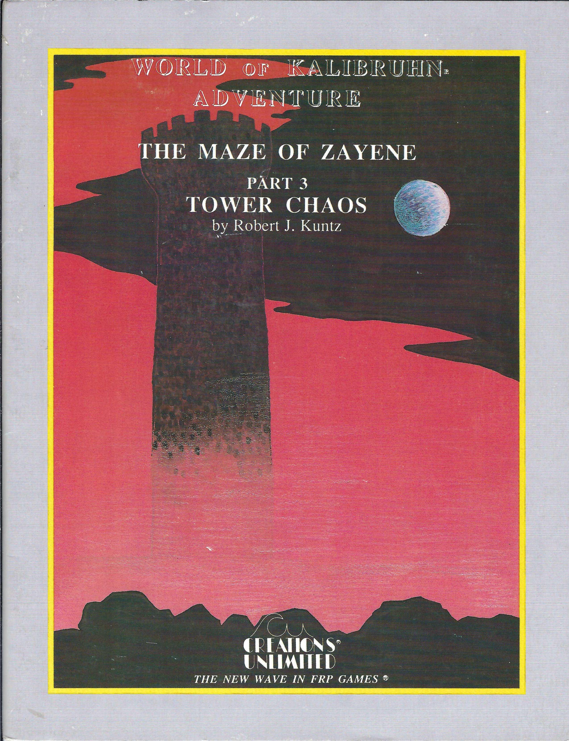 Tower Chaos (Maze of Zayne part 3) front