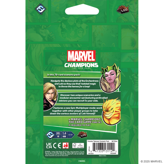 Marvel Champions: Trickster Takeover scenario pack back