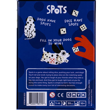 Spots back of box