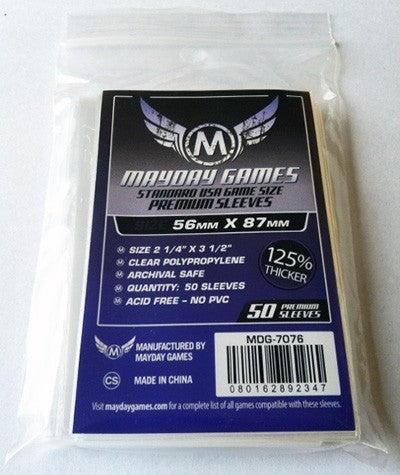 Card Sleeves: Standard USA Game Premium (Purple) 56mm x 87mm - 50 pack