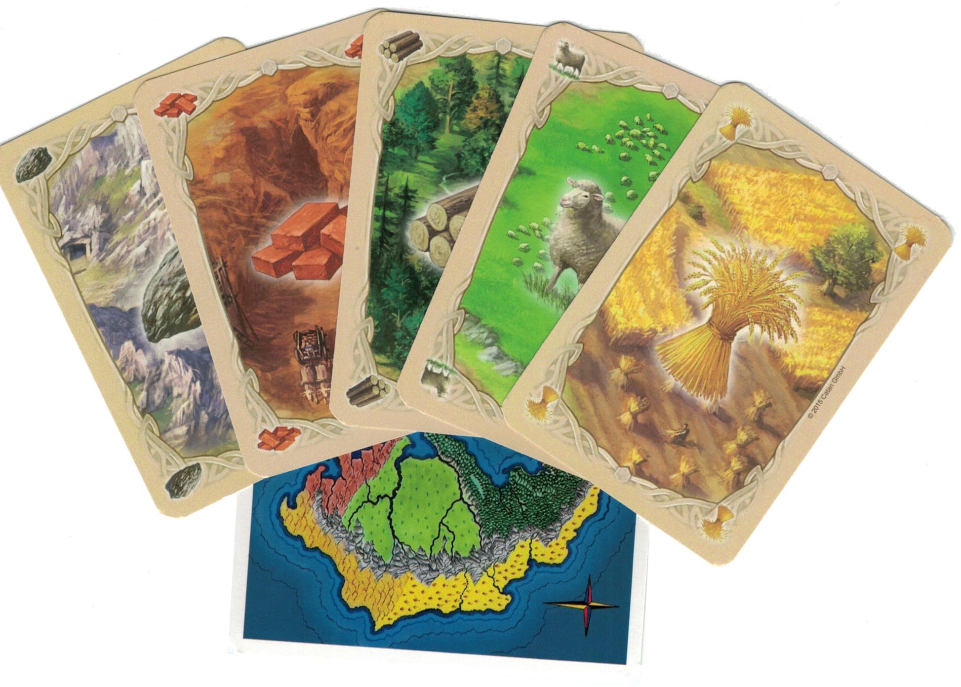 Catan (5th Edition) sample resource cards