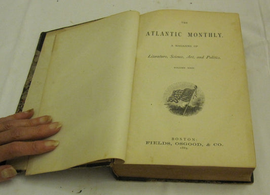 Atlantic Monthly Vol 24 title page