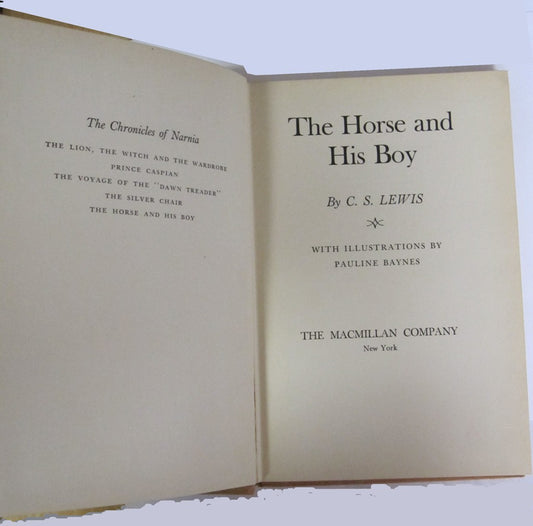 Horse and His Boy. Book 5 in the Chronicles of Narnia by C.S. Lewis