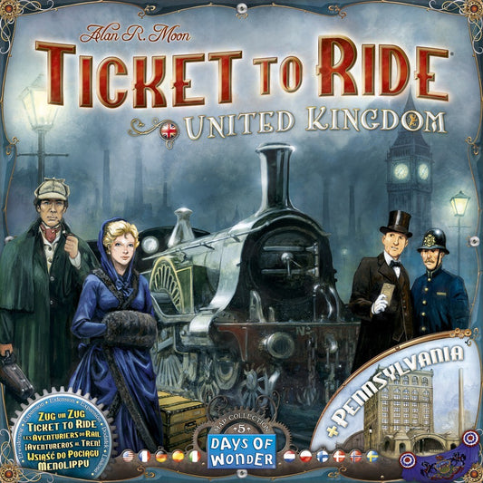 Ticket to Ride: United Kingdom + Pennsylvania box