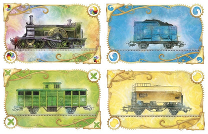 Ticket to Ride: United Kingdom + Pennsylvania sample cards