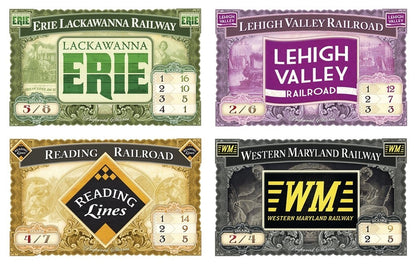 Ticket to Ride: Pennsylvania stock cards