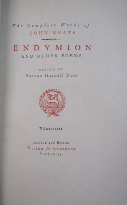 Complete Works of John Keats - Volume 1