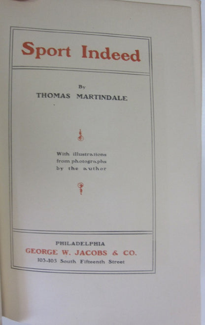 Sport Indeed by Thomas Martindale