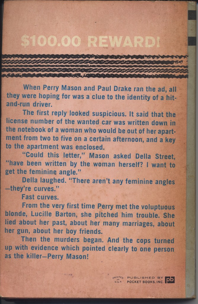 Case of the Cautious Coquette back cover