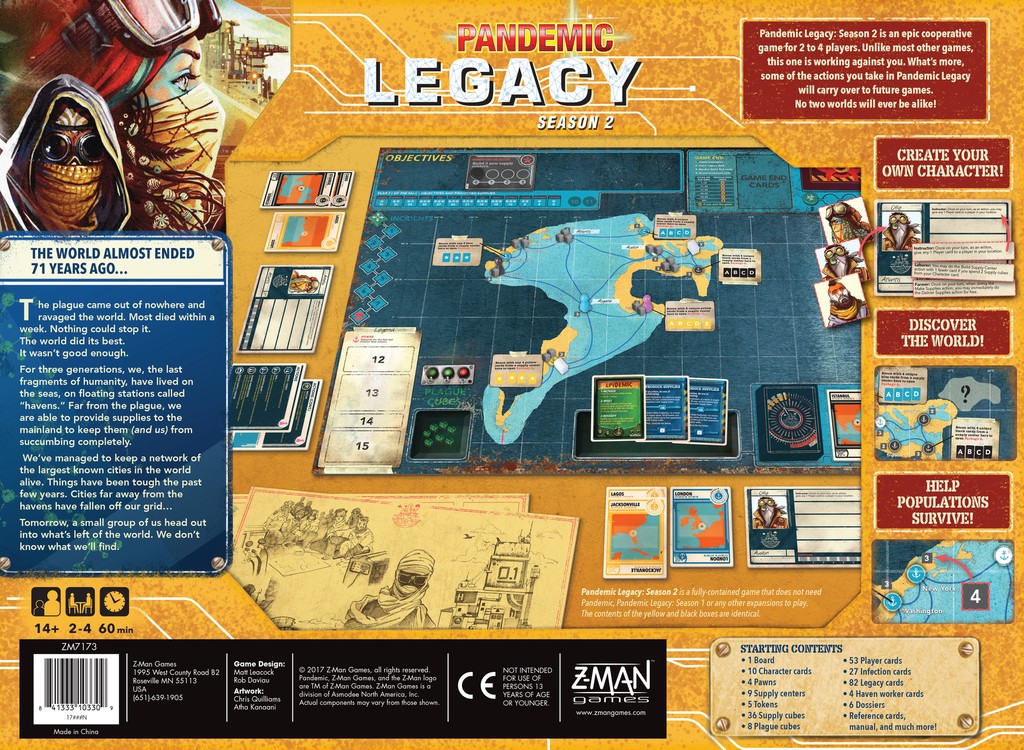 Pandemic: Legacy Season 2