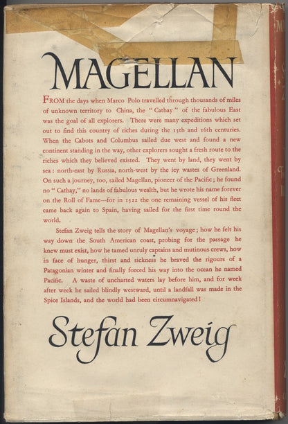 Magellan: Pioneer of the Pacific by Stefan Zweig back cover