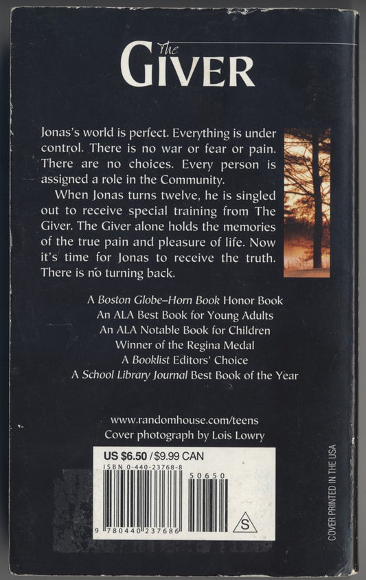 Giver back cover