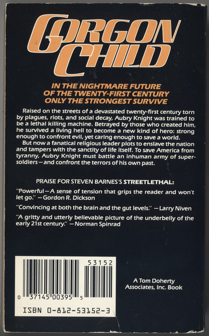 Gorgon Child back cover