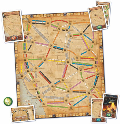 Ticket to Ride: France & Old West (Ticket to Ride Map Collection 6)
