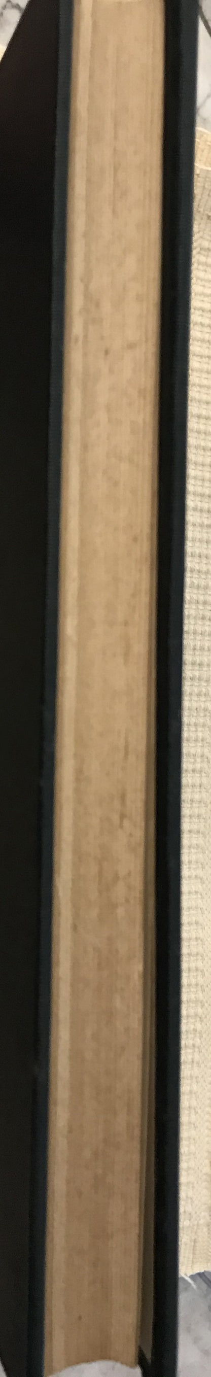 Page edges with light foxing