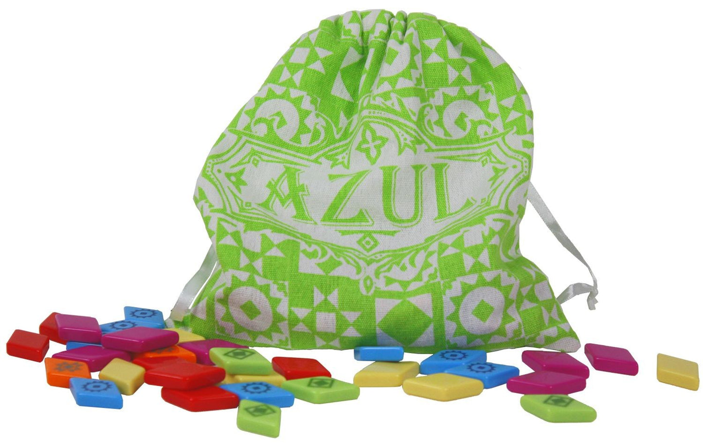 Azul: Summer Pavilion tile bag and sample tiles