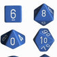 Polyhedral Dice Set: Opaque 7-Piece Set (box) - light blue with white