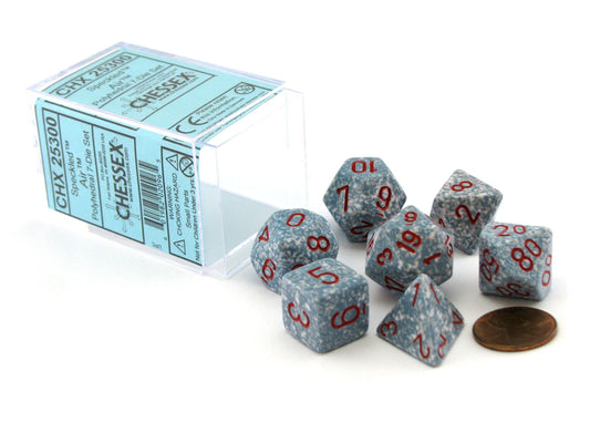 Polyhedral Dice Set: Speckled 7-Piece Set (box) - Air