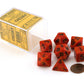 Polyhedral Dice Set: Speckled 7-Piece Set (box) - Fire