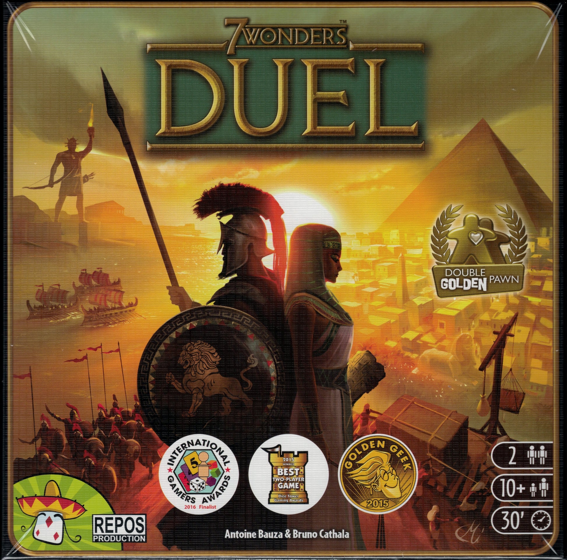 7 Wonders Duel 2 player game – Here Be Books & Games