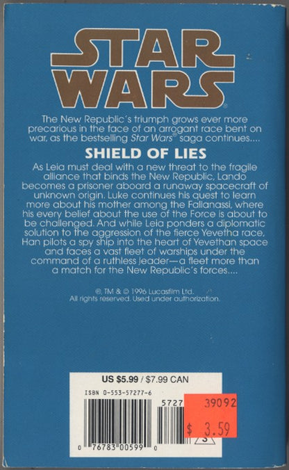 Shield of Lies (Star Wars: The Black Fleet Crisis, Book 2)